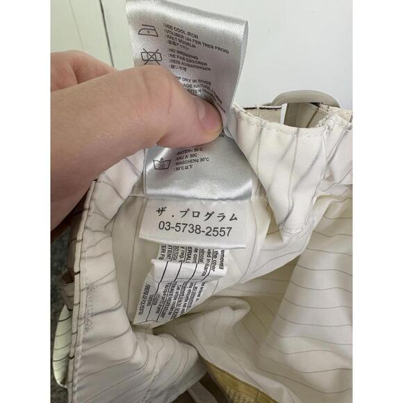 Foursquare Pants Womens Medium Fuji Pinstripe Snowboard Inseam Vents Warm - Picture 14 of 15